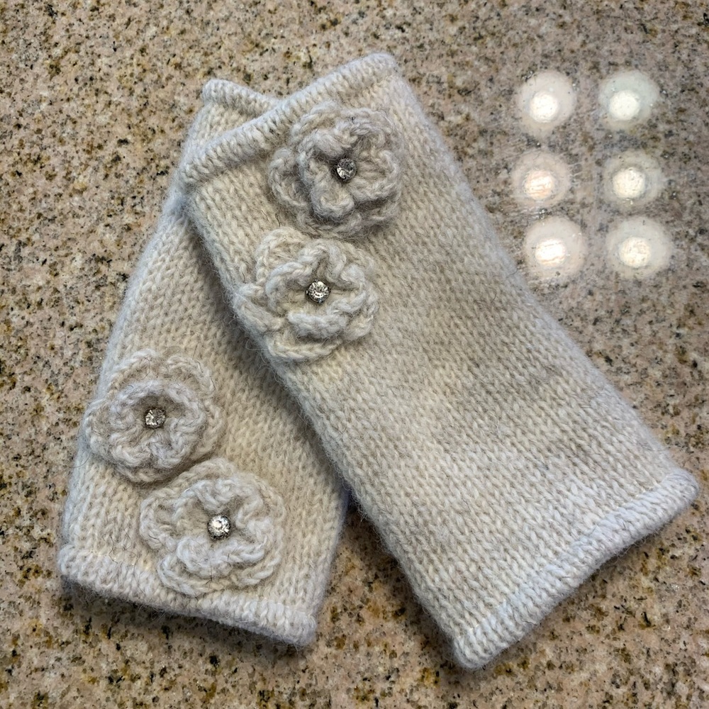 100% Wool Fingerless Gloves